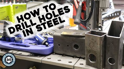 make a hole in metal box|drill holes in stainless steel.